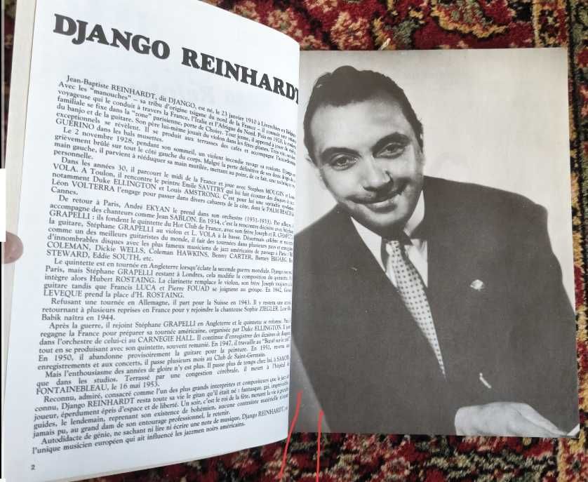 Livro de Partituras Django Reinhardt por Marcel Dadi