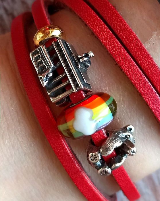 Trollbeads троллбідс браслет замок шарм намистина лімітка