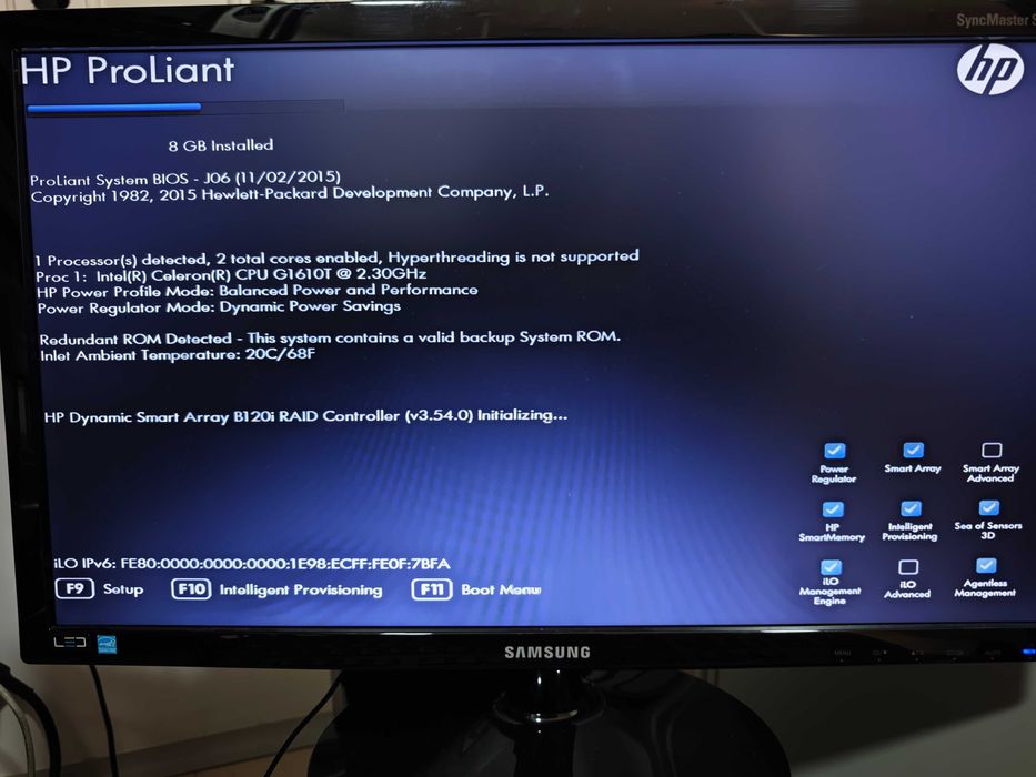 HPMicroServer Gen8 (Novo)