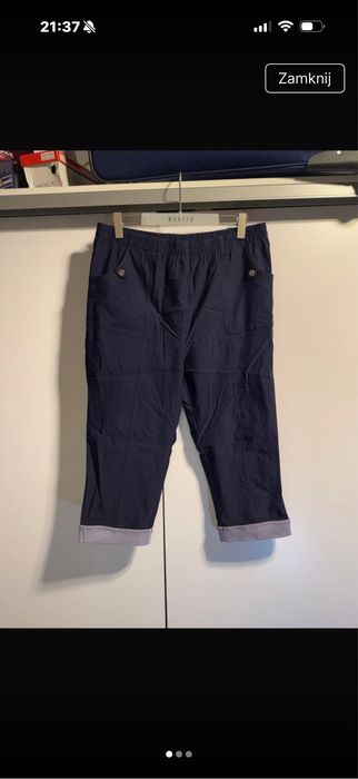 Granatowe rybaczki damskie Roman 3xl