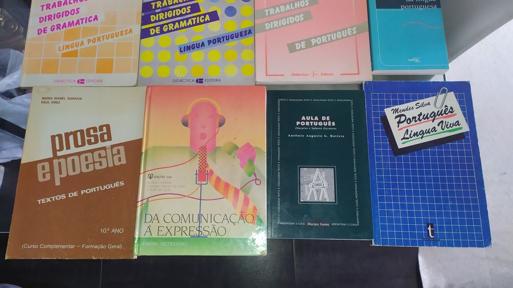 livros antigos Gramáticas, prontuários etc de português 9,99€ cada