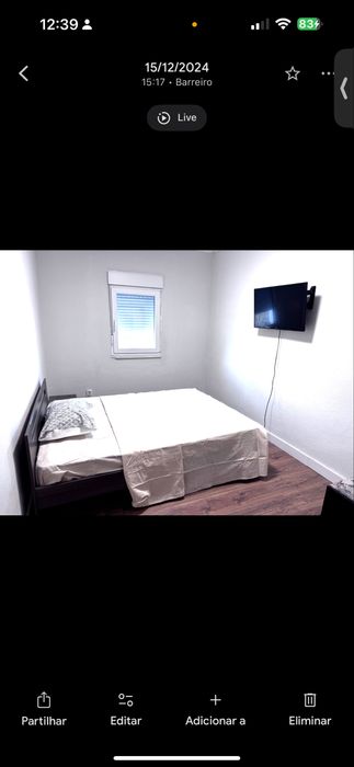 Quarto em casa partilhada