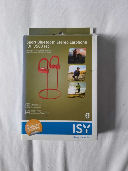 Słuchawki bezprzewodowe ISY IBH-3500-RD Czerwony