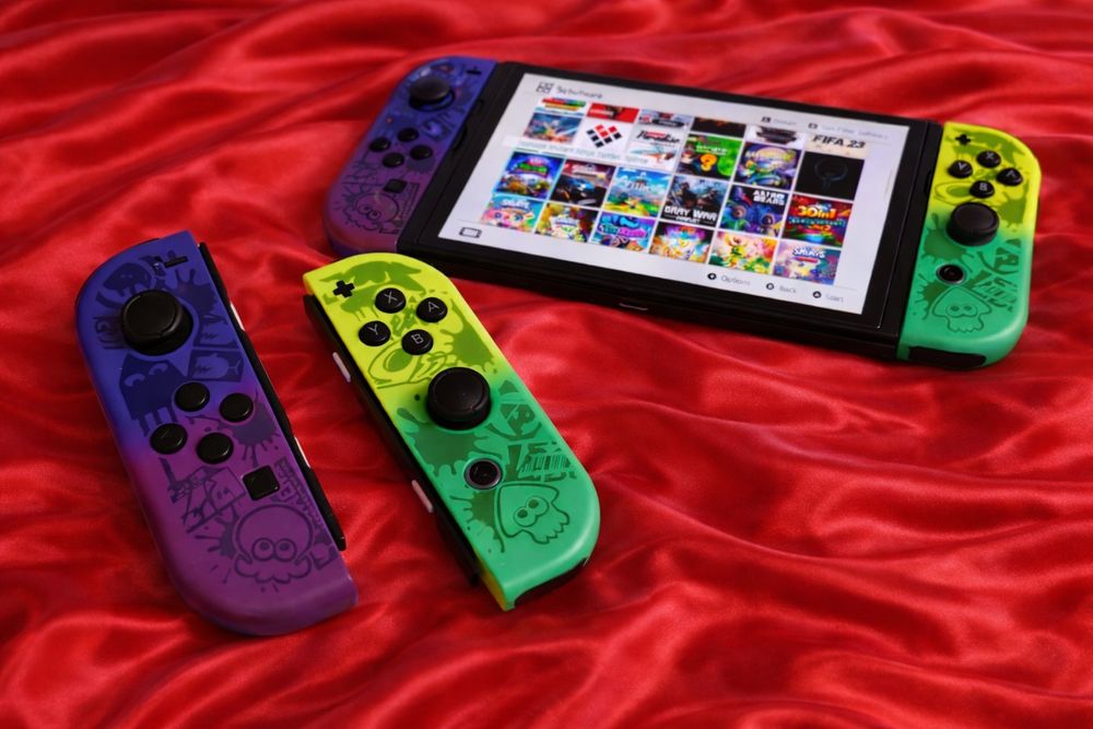 Joy-cony pady Splatoon do Nintendo Switch
