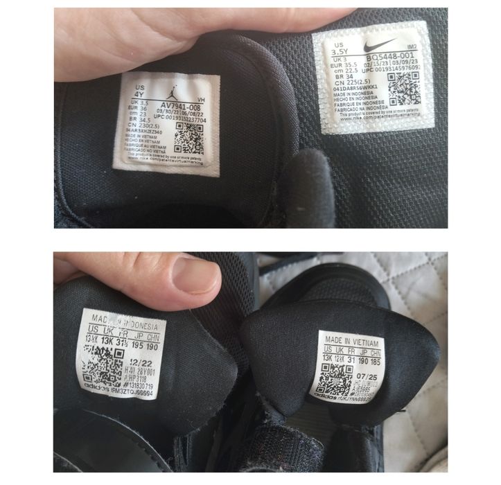 Взуття дитяче кросівки мокасини кеди на дівчинку на хлопчика nike adidas 30, 31, 31.5, 35.5, 36, 38, 39