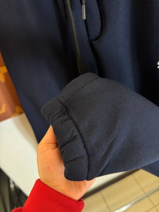 РАСПРОДАЖА -40%! Мужские спортивные штаны PUMA темно-синие на Флисе