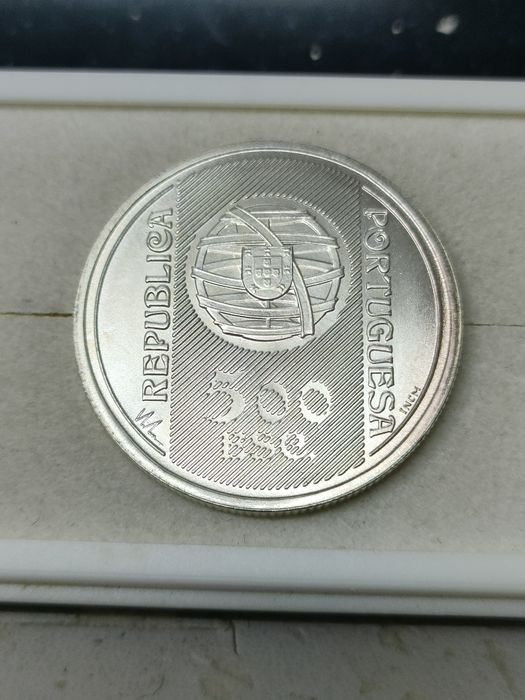 Moeda 500$00 Banco Portugal 1996 / Prata