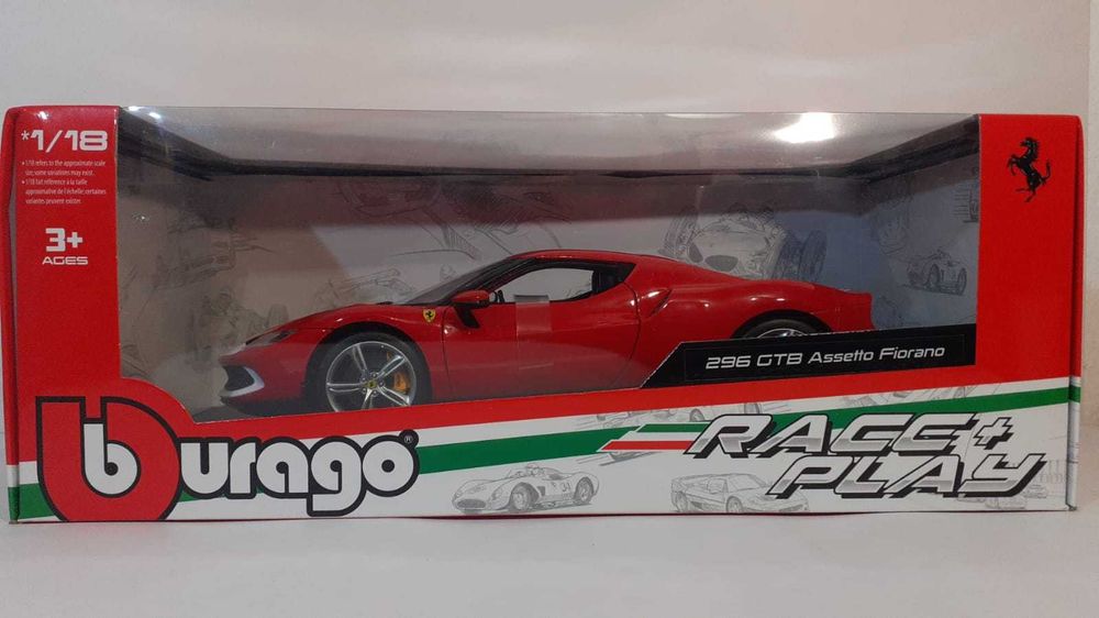 1/18 Ferrari 296 GTB Assetto Fiorano - Bburago