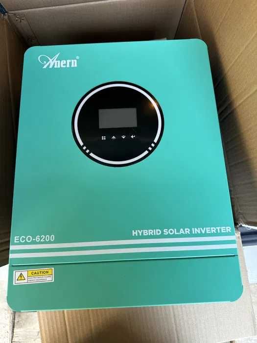 Гібридний сонячний інвертор ANERN 6.2kw/48v WIFI аналог Deye SUN-6K