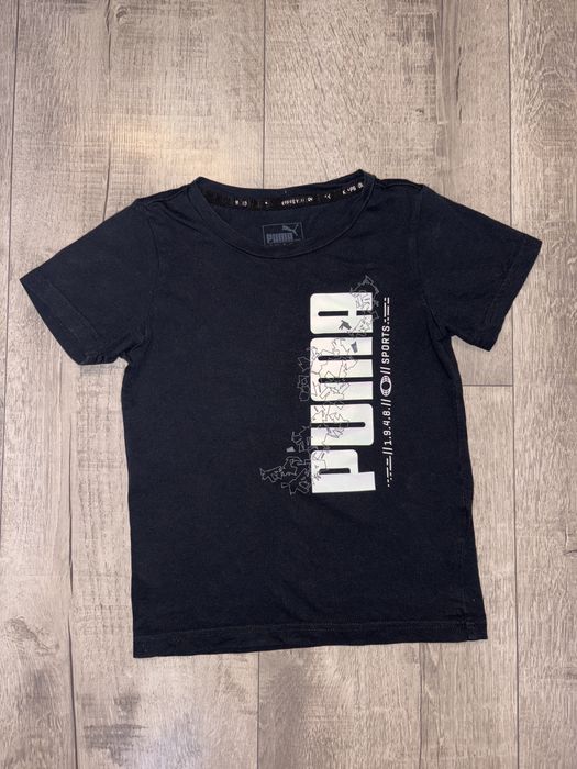 Puma t-shirt czarny 116 5-6 lat