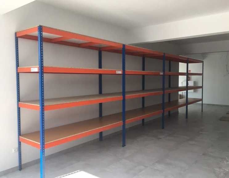DUŻY Regał Magazynowy Metalowy Mocny Stabilny Trwały Atest Gwarancja