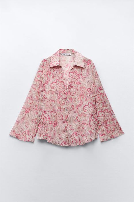 Рубашка блуза zara