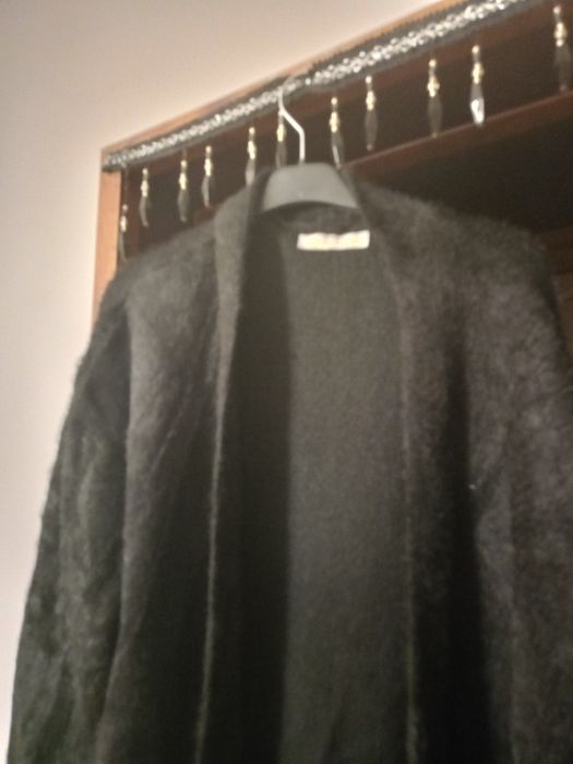 Kardigan alpaka z kieszeniami