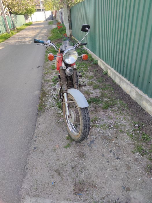 Рама с документами на яву 350 ( мотор облицовка)