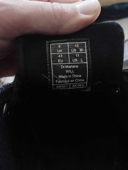 Шкіряні черевики Dr. Martens WILL