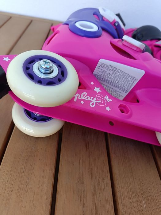 Patins em linha Oxelo + acessórios