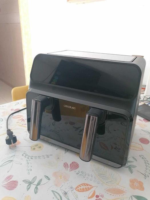 Airfryer Cecotec Advance 9000 Window – Quase nova, pouco uso!