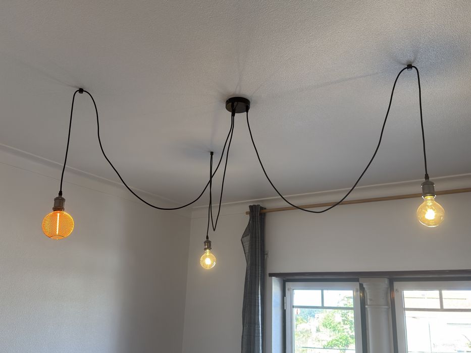 Candeeiro com lampada