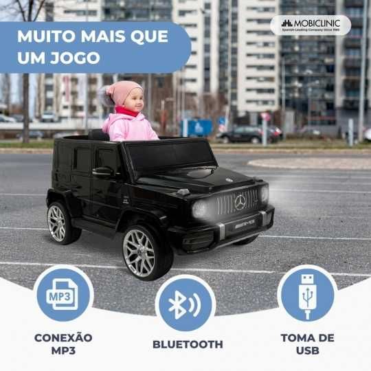 Carrinho elétrico Mercedes Benz, Pedal elétrico, Controle remoto