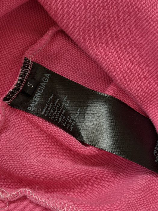 Bluza Balenciaga Paris Moon Hoodie pink