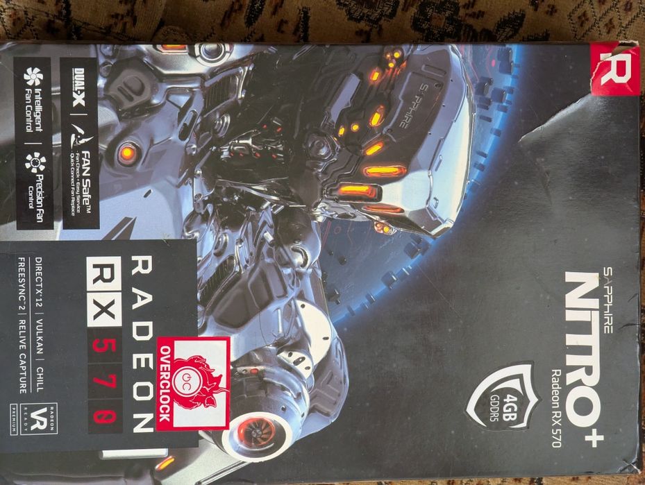 Відеокарта RX 570 Sapphire Nitro+ 4GB