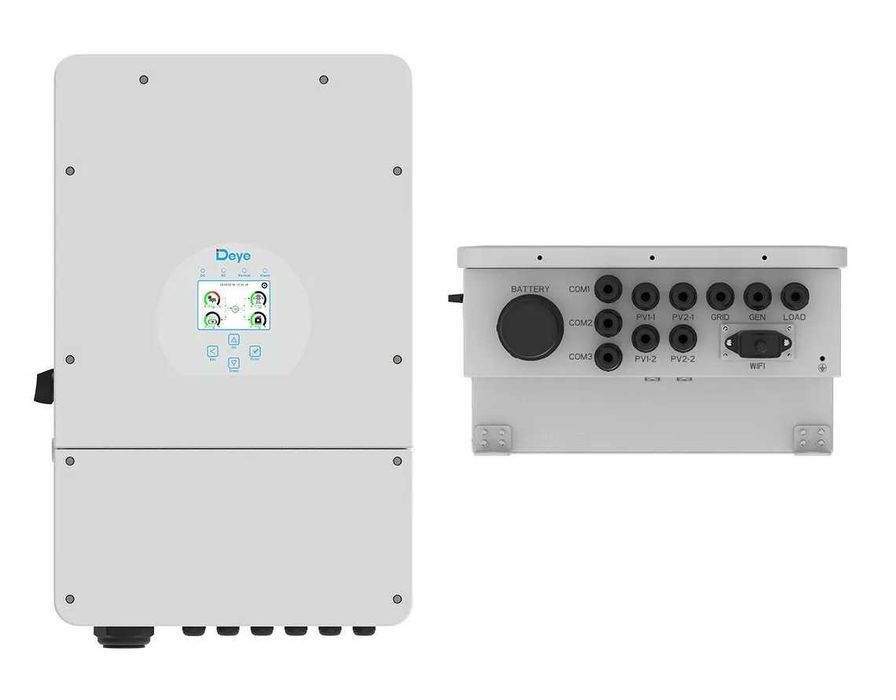 Гібридний інвертор Deye SUN-10K-SG02LP1-EU — 10 кВт, 1 фаза, 3 MPPT