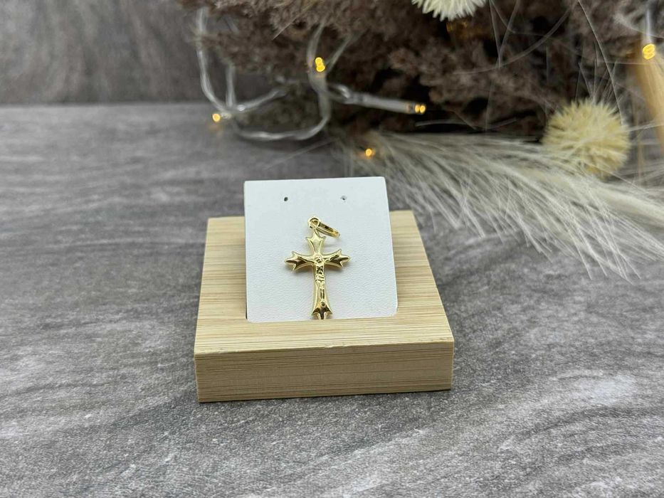 ZŁOTA Zawieszka Krzyżyk P:750 WAGA 1,45