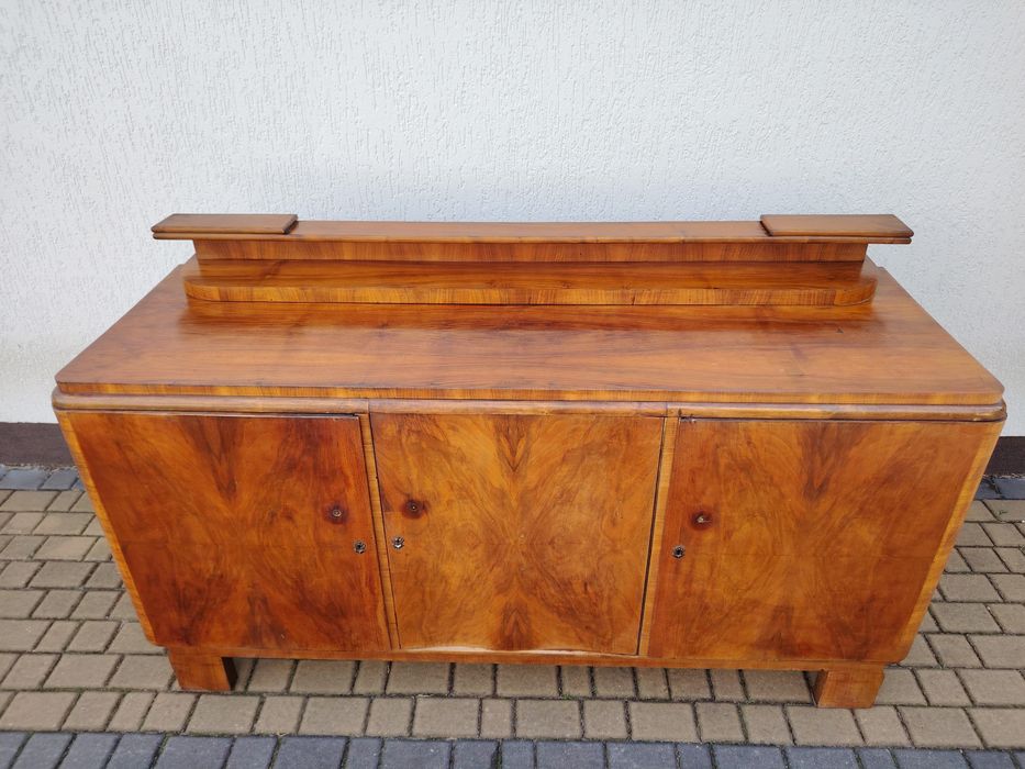 Zgrabny bufet / duża komoda art deco / stan bardzo dobry