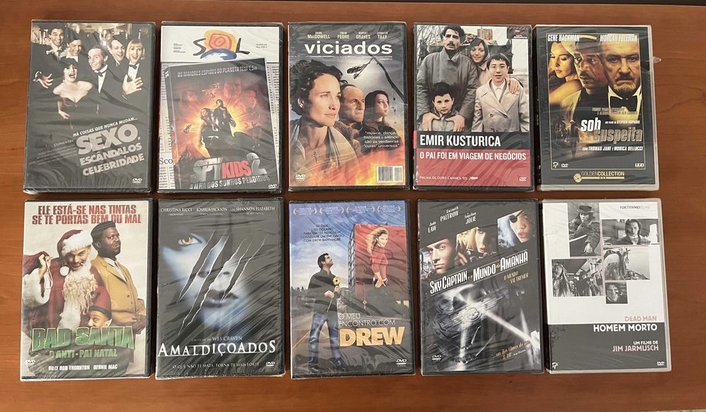 DVDs Novos e Selados - Filmes Originais