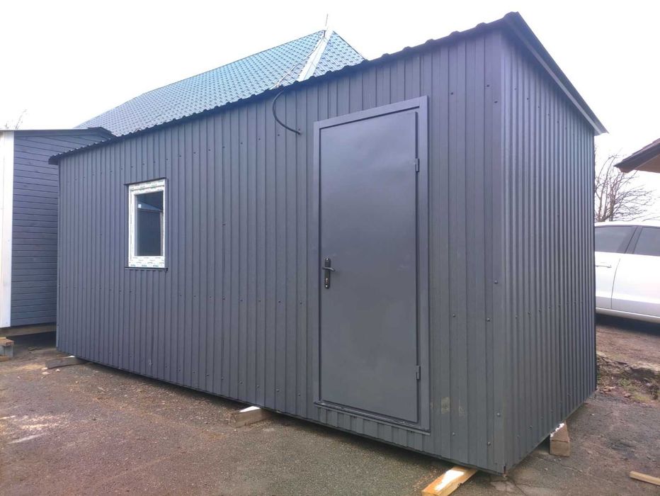 Побутівка (бытовка), будывельний вагончик, прорабка// ВІД ВИРОБНИКА