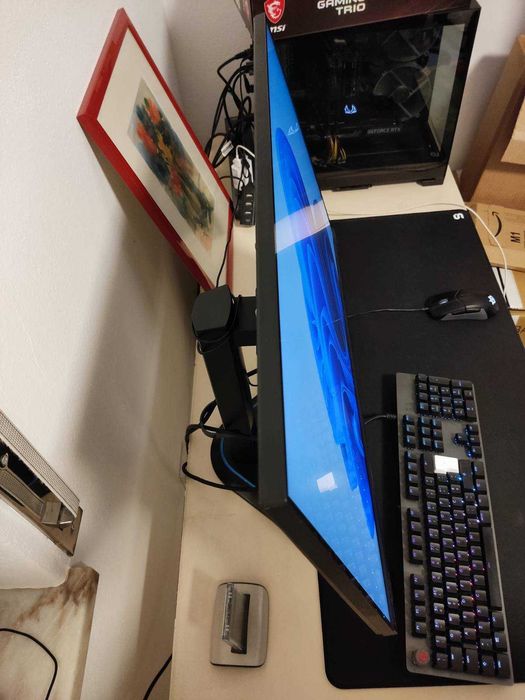 Monitor 27" 1440p 165Hz Lenovo G27q-20 IPS G-SYNC