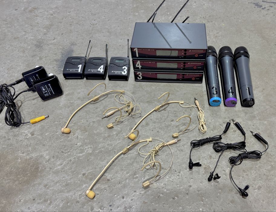 Радіомікрофон Sennheiser EW100 G2, бодіпак, ручник, гарнітура,петличка