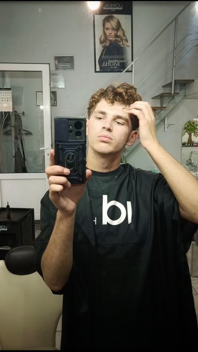Мужская завивка волос ≈≈~ чоловіча завивка биозавивка кудрявые волосы