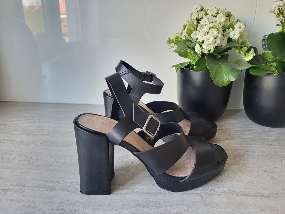 Zign sandaly czarne 40