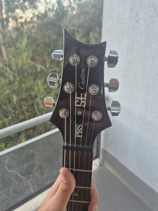 Guitarra prs se tobacco burst