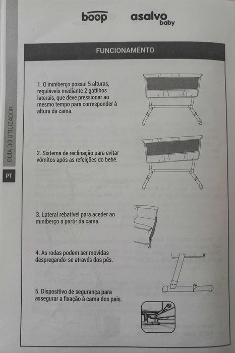 Mini Berço / Berço Co-Sleeping Asalvo