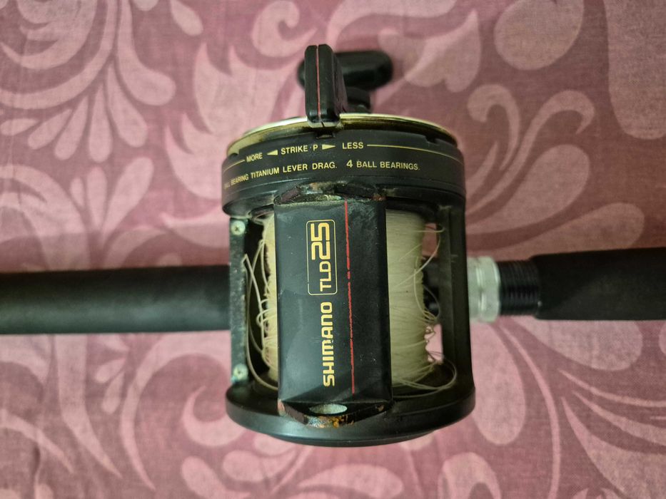 Cana e carreto Big Game / Hiro Bluewater com Shimano 25TLD