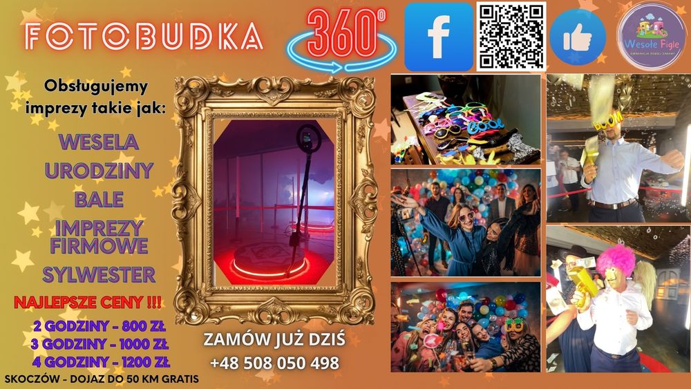 Fotobudka 360 Videobudka Wesele Urodziny