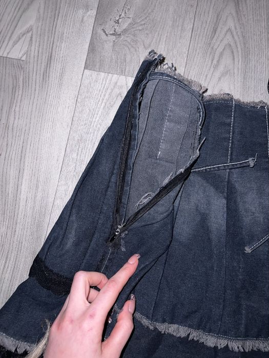 міні юбка джинсова