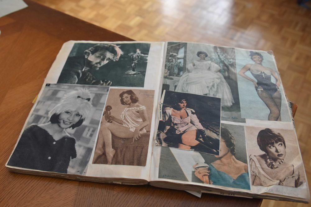 Album starych wycinków filmowych lata 50 Tyszkiewicz Cybulski Dean