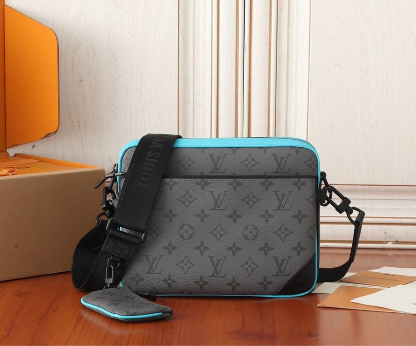 Bolsa Luis Vitton Trio Messenger Monogram Eclipse