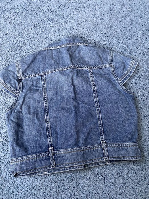 Женский джинсовый пиджак болеро