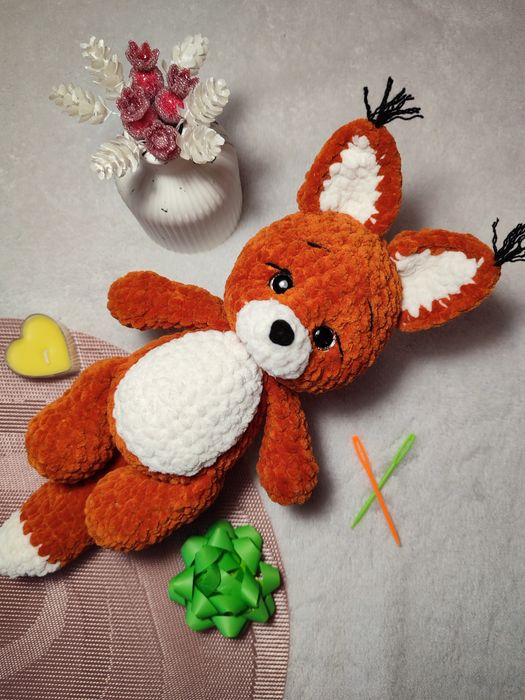 Білочка Плюшева Амігурумі Ручна робота