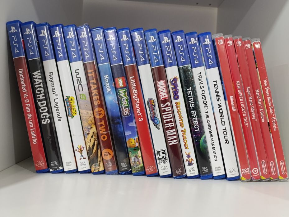 Jogos PS4 e PS5 - novos e usados