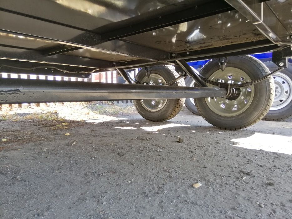 Двухосний причеп з гальмами і без в Запоріжжі для легкових авто. Прицеп с доставкою