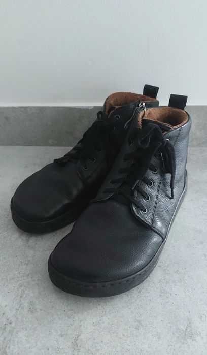 Trzewiki zimowe barefoot ocieplane 38 skórzane