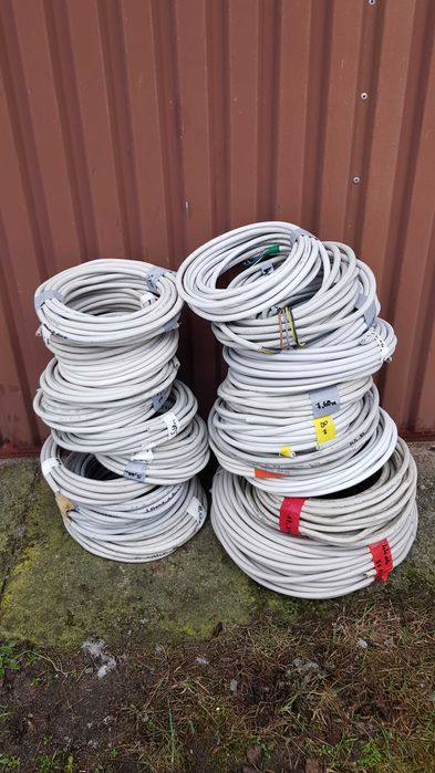 Kabel instalacyjny, przewód elektryczny 5x1,5 - różne długości