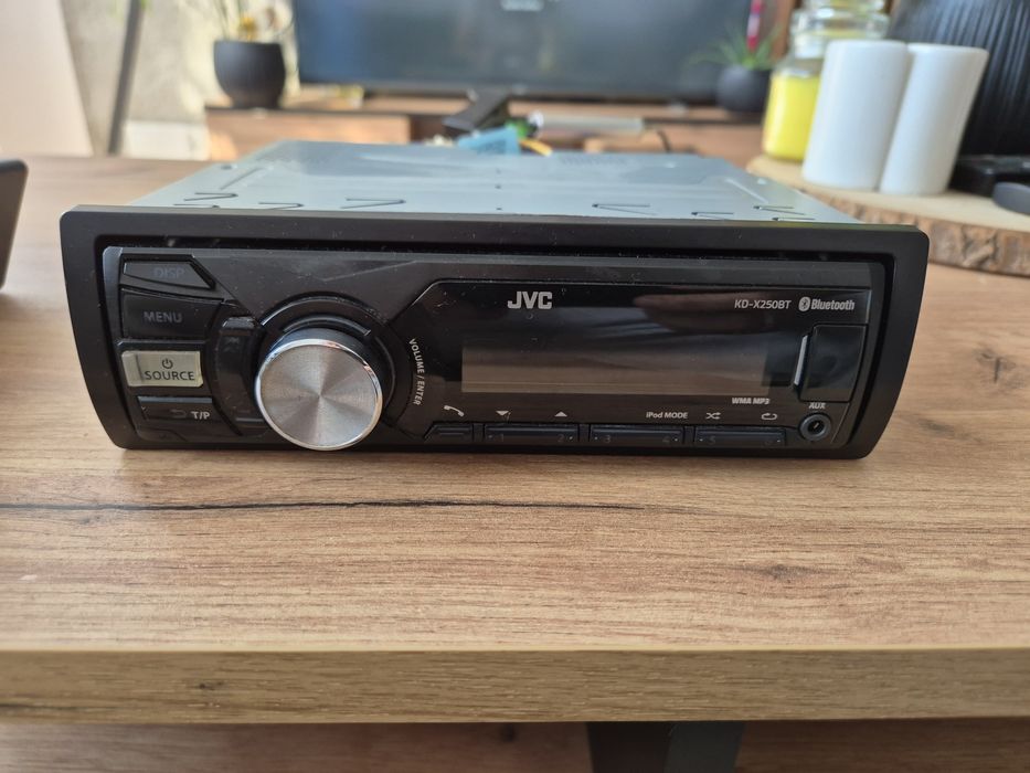 Radio JVC KD-X250BT Bluetooth Aux Usb + ramka VAG Golf Passat