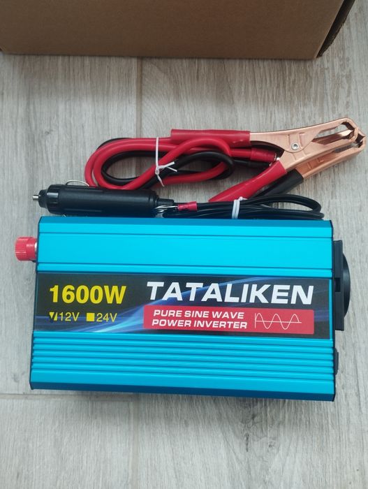 Інвертор 1600w Tataliken новий. Чистий синус. Для котла та холодильник