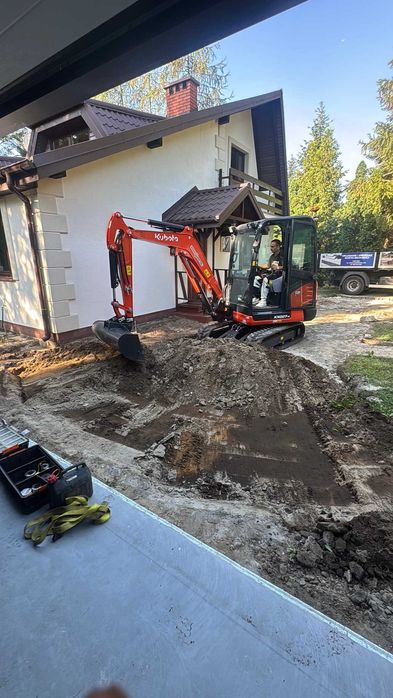 Usługi minikoparką